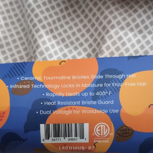 Soleil Mini Heat Brush Apricot - Picture 2 of 3